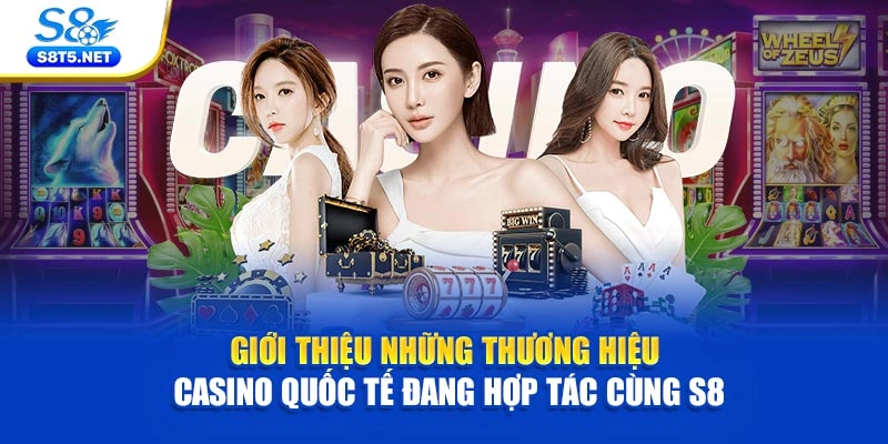 Giới thiệu những thương hiệu casino quốc tế đang hợp tác cùng S8